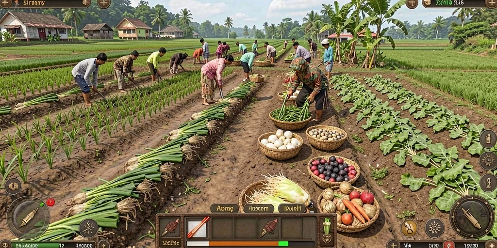 Grafis yang cerah dan penuh warna.