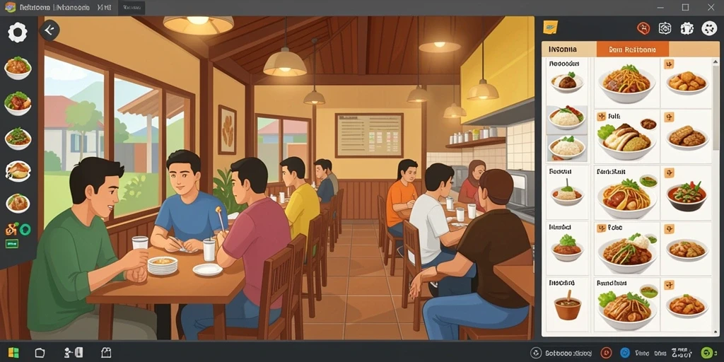 Screenshot menunjukkan interaksi dengan karakter non-pemain yang unik.