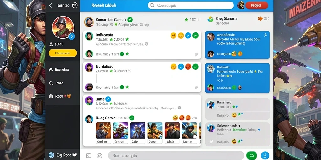Komunitas yang aktif untuk berinteraksi dengan pemain lain.
