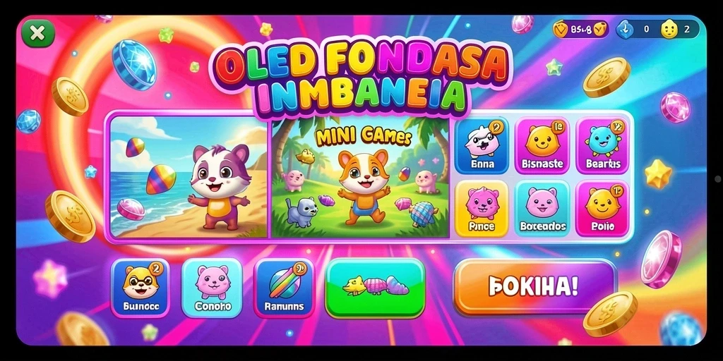 Berbagai mode permainan yang menantang dan seru.